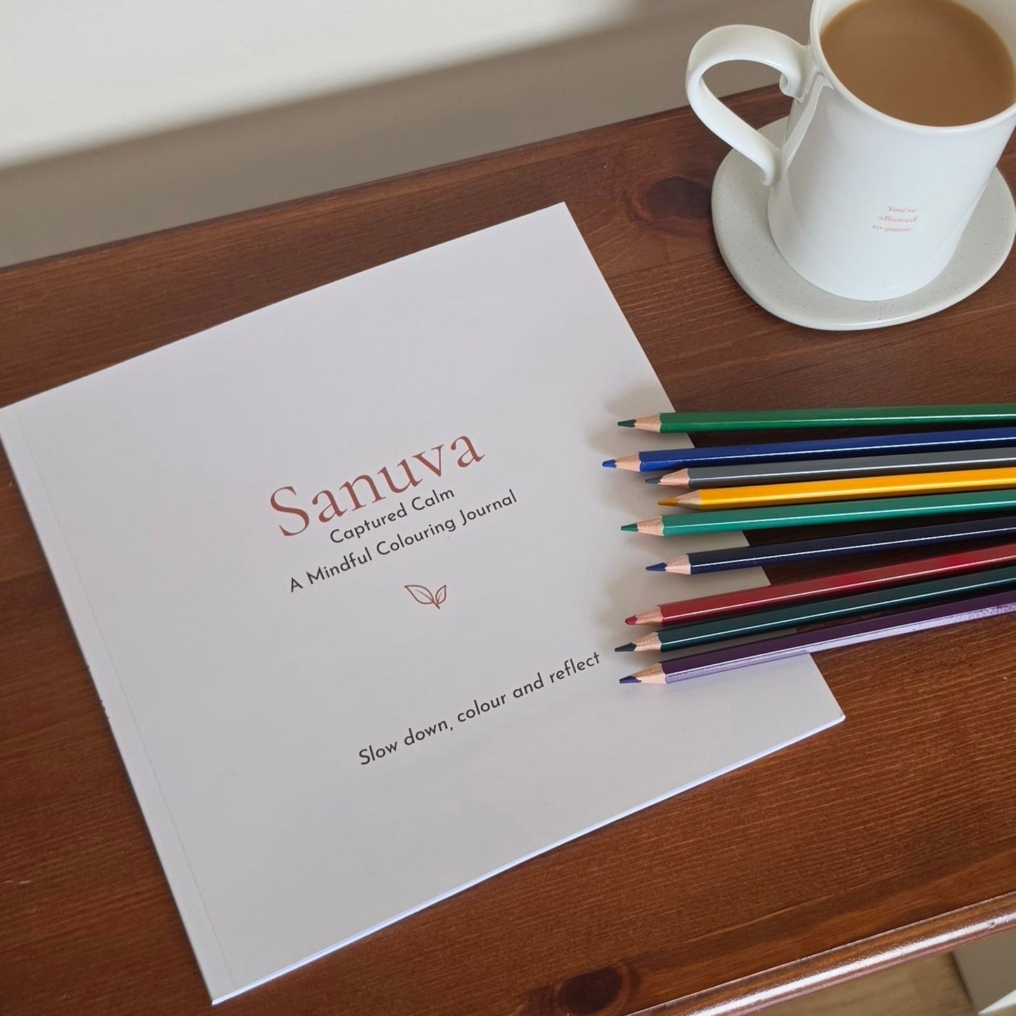 Captured Calm - A Mindful Colouring Journal